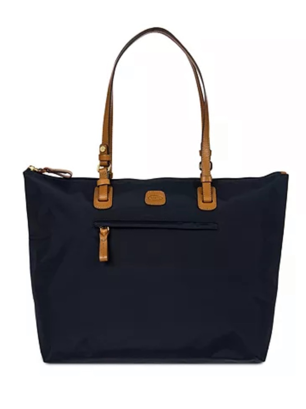 Bric's
X-Bag Large Sportina Shopper Navy Tote with Tan Leather Handles bag